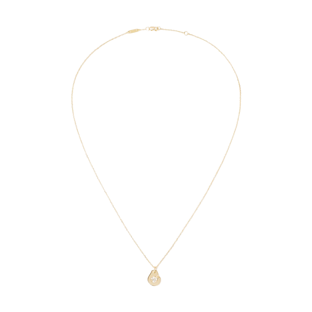 dinh van Menottes Dinh Van collier geelgoud met diamant - 667111 - #2 dinh van Menottes Dinh Van collier geelgoud met diamant - 667111 - #2