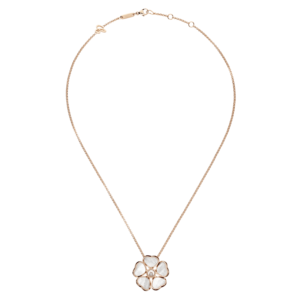Chopard Happy Diamonds Happy Hearts collier roodgoud met diamant - 79A085-5301 - #2