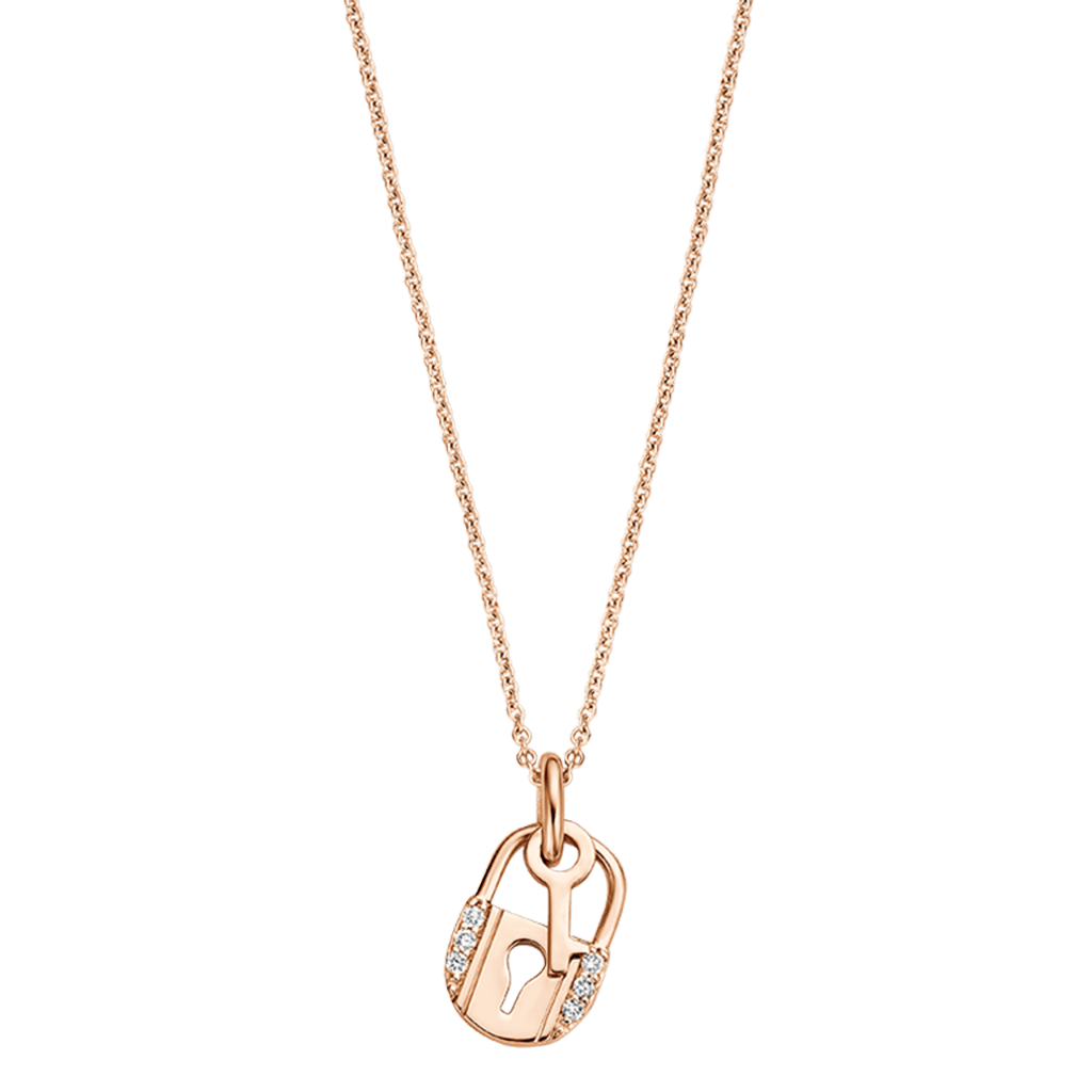 Schaap en Citroen Diamonds collier roodgoud met diamant - #3