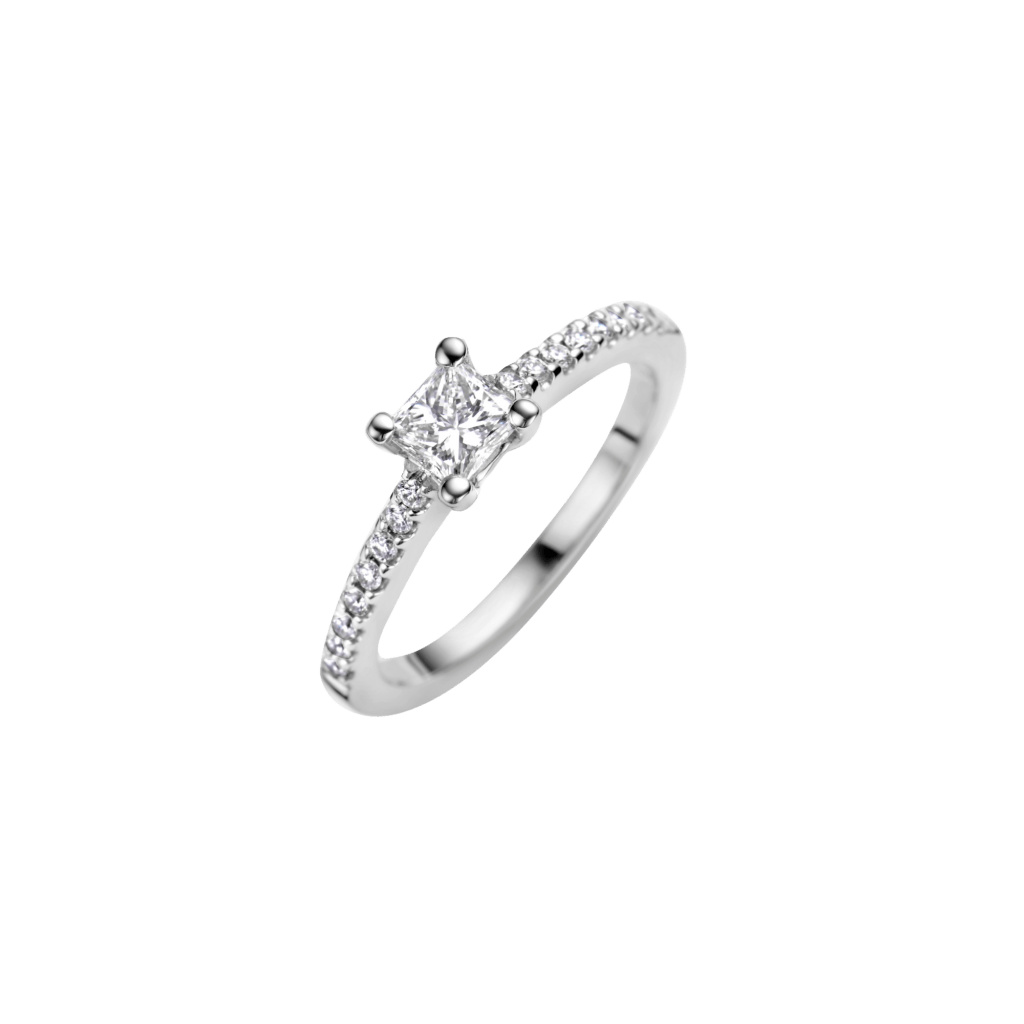 Schaap en Citroen Diamonds ring witgoud met diamant - #2 Schaap en Citroen Diamonds ring witgoud met diamant - #2