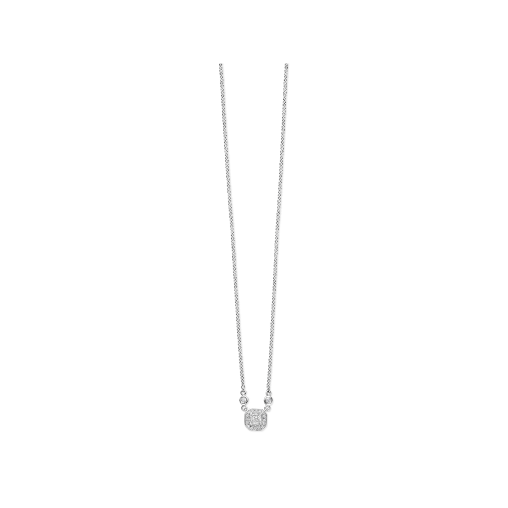 Royal Asscher 74 Collection collier witgoud - P.74.2220.RAC.18WG.1 HRD - #2 Royal Asscher 74 Collection collier witgoud - P.74.2220.RAC.18WG.1 HRD - #2