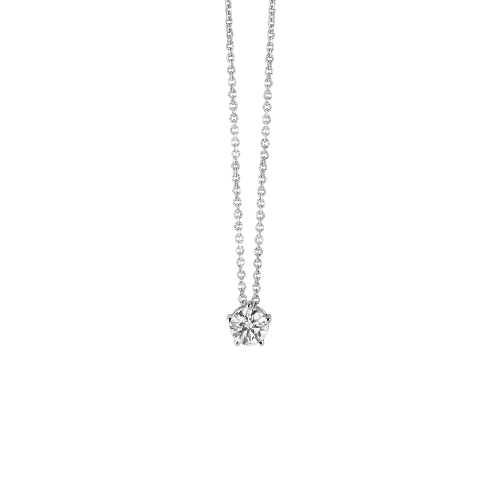 Schaap en Citroen Diamonds collier witgoud met diamant - #1 Schaap en Citroen Diamonds collier witgoud met diamant - #1