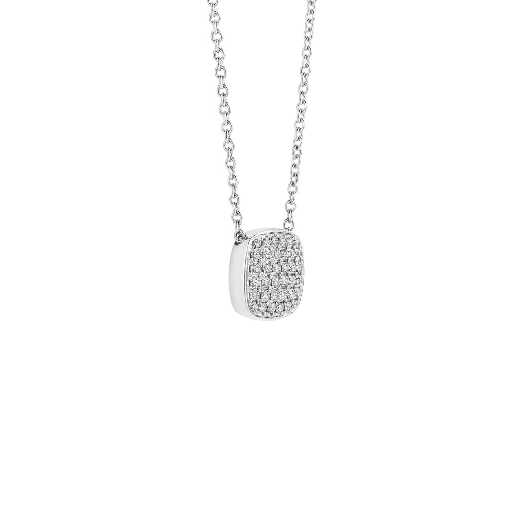 Tirisi Jewelry Amsterdam Stackables collier witgoud met diamant - TN2092DW - #3 Tirisi Jewelry Amsterdam Stackables collier witgoud met diamant - TN2092DW - #3