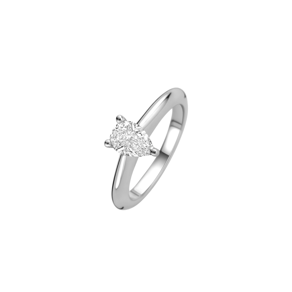 Schaap en Citroen Diamonds ring witgoud met diamant - #1 Schaap en Citroen Diamonds ring witgoud met diamant - #1