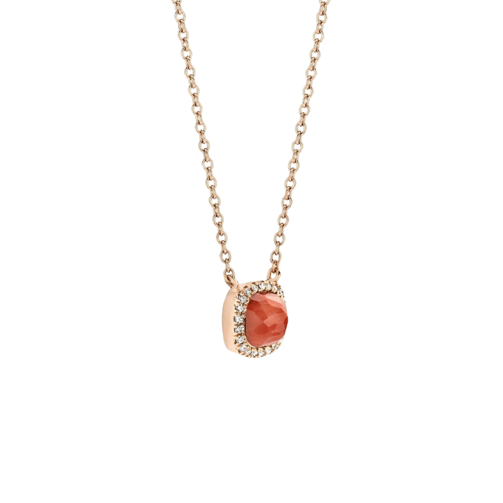 Tirisi Jewelry Milano Sweeties collier roodgoud met diamant - TP9152RAGP - #2 Tirisi Jewelry Milano Sweeties collier roodgoud met diamant - TP9152RAGP - #2
