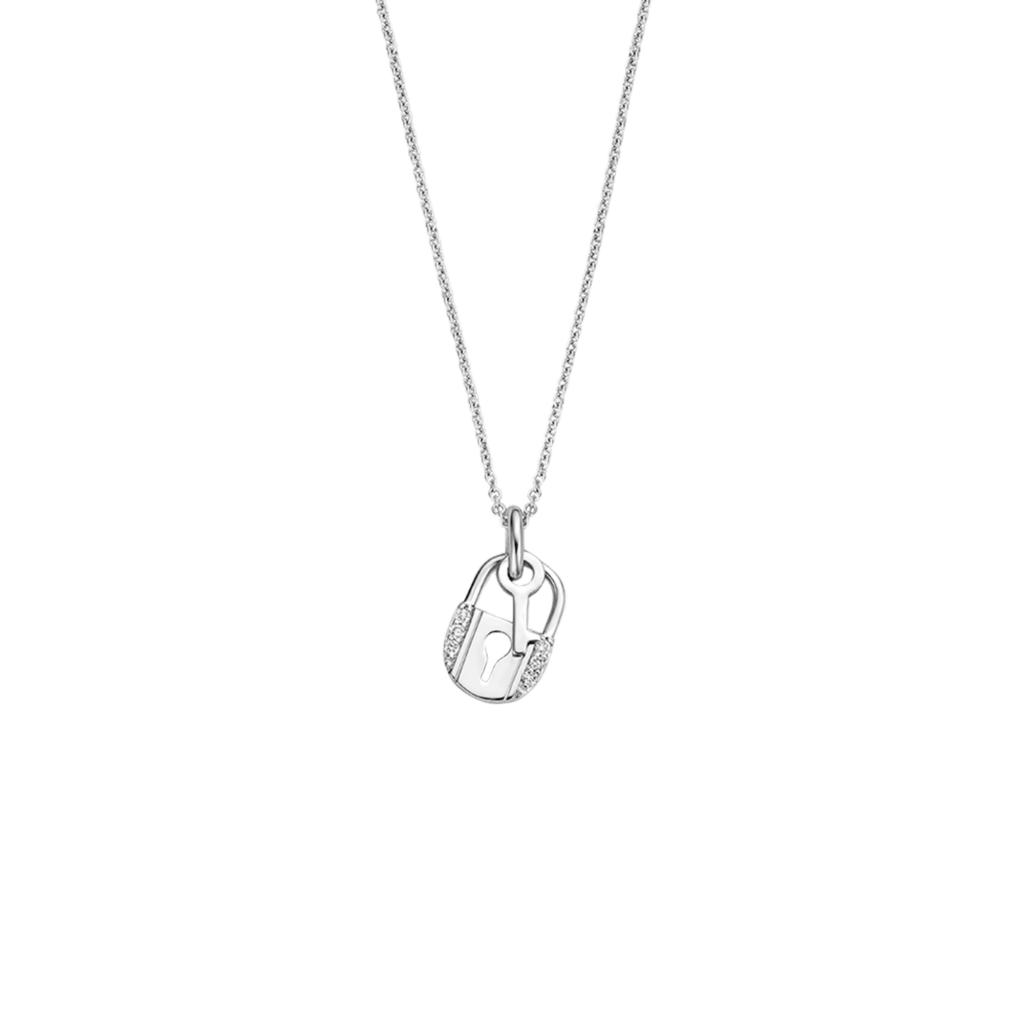 Schaap en Citroen Diamonds collier witgoud met diamant - #1 Schaap en Citroen Diamonds collier witgoud met diamant - #1
