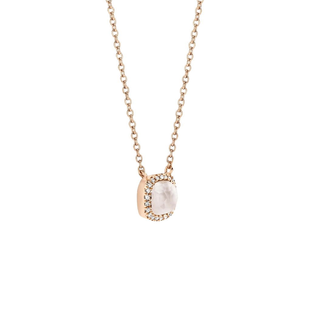 Tirisi Jewelry Milano Sweeties collier roodgoud met diamant - TP9152WQP - #3 Tirisi Jewelry Milano Sweeties collier roodgoud met diamant - TP9152WQP - #3