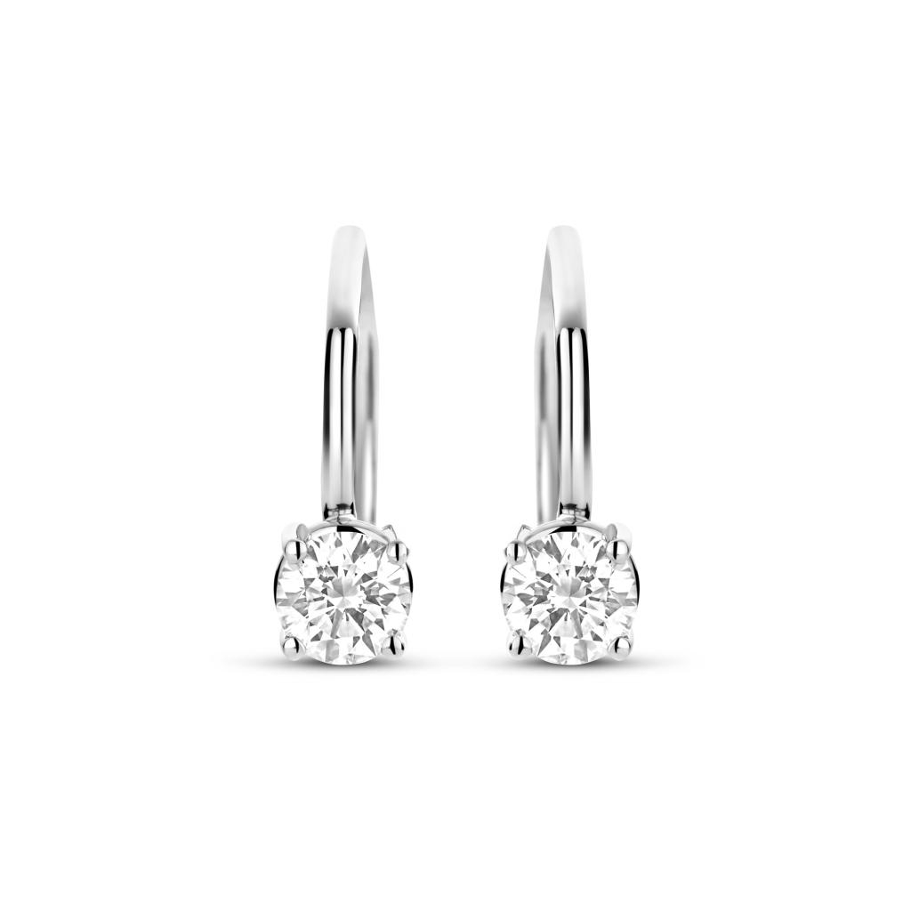 Schaap en Citroen Diamonds oorsieraad witgoud met diamant - #4 Schaap en Citroen Diamonds oorsieraad witgoud met diamant - #4