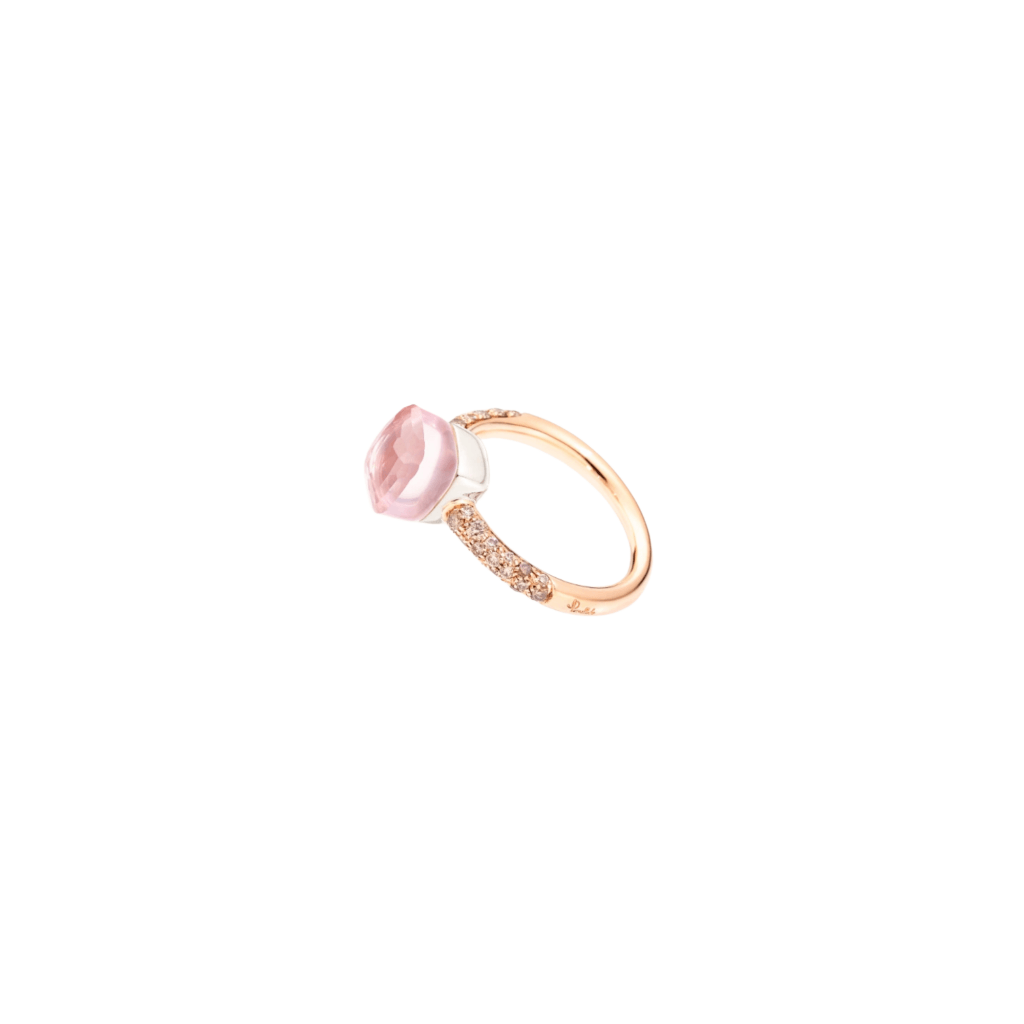 Pomellato Nudo Petit ring roodgoud met diamant - PAB7040 O6000 BRCQR - #4 Pomellato Nudo Petit ring roodgoud met diamant - PAB7040 O6000 BRCQR - #4