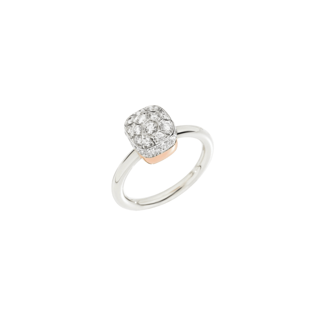 Pomellato Nudo Solitaire ring roodgoud met diamant - PAB5010 O6000 DB000 - #2 Pomellato Nudo Solitaire ring roodgoud met diamant - PAB5010 O6000 DB000 - #2