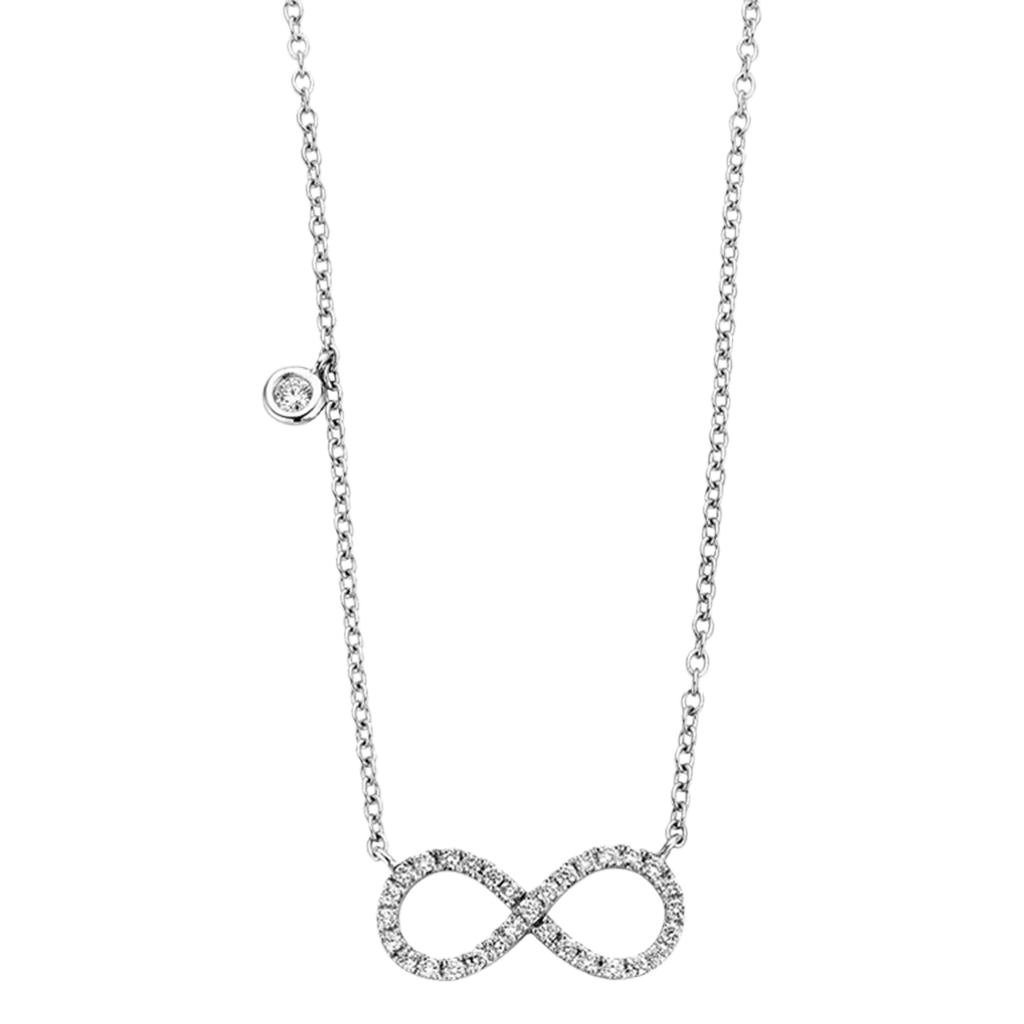 Schaap en Citroen Diamonds collier witgoud met diamant - #2 Schaap en Citroen Diamonds collier witgoud met diamant - #2
