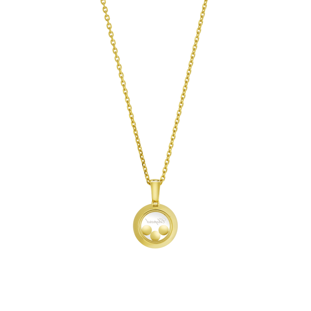 Chopard Happy Diamonds Icons Round collier geelgoud met diamant - 79A018-0001 - #6 Chopard Happy Diamonds Icons Round collier geelgoud met diamant - 79A018-0001 - #6