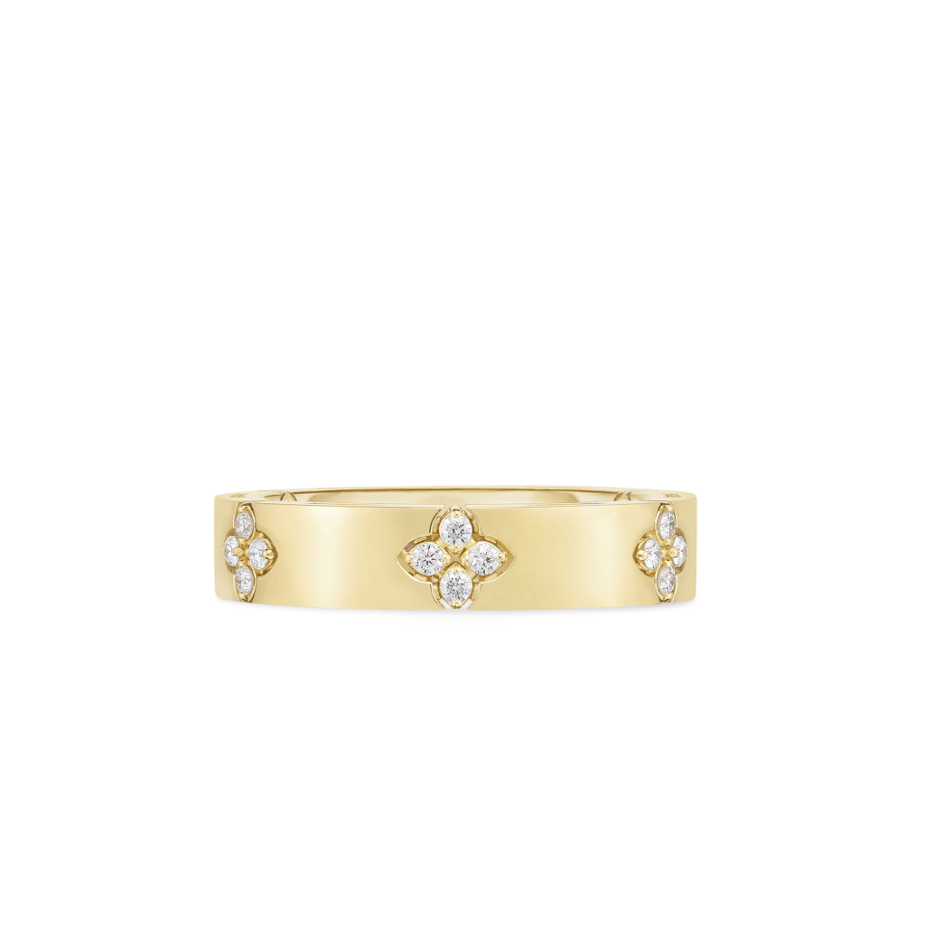 Roberto Coin Love In Verona ring geelgoud met diamant - ADR888RI2013 - #6 Roberto Coin Love In Verona ring geelgoud met diamant - ADR888RI2013 - #6