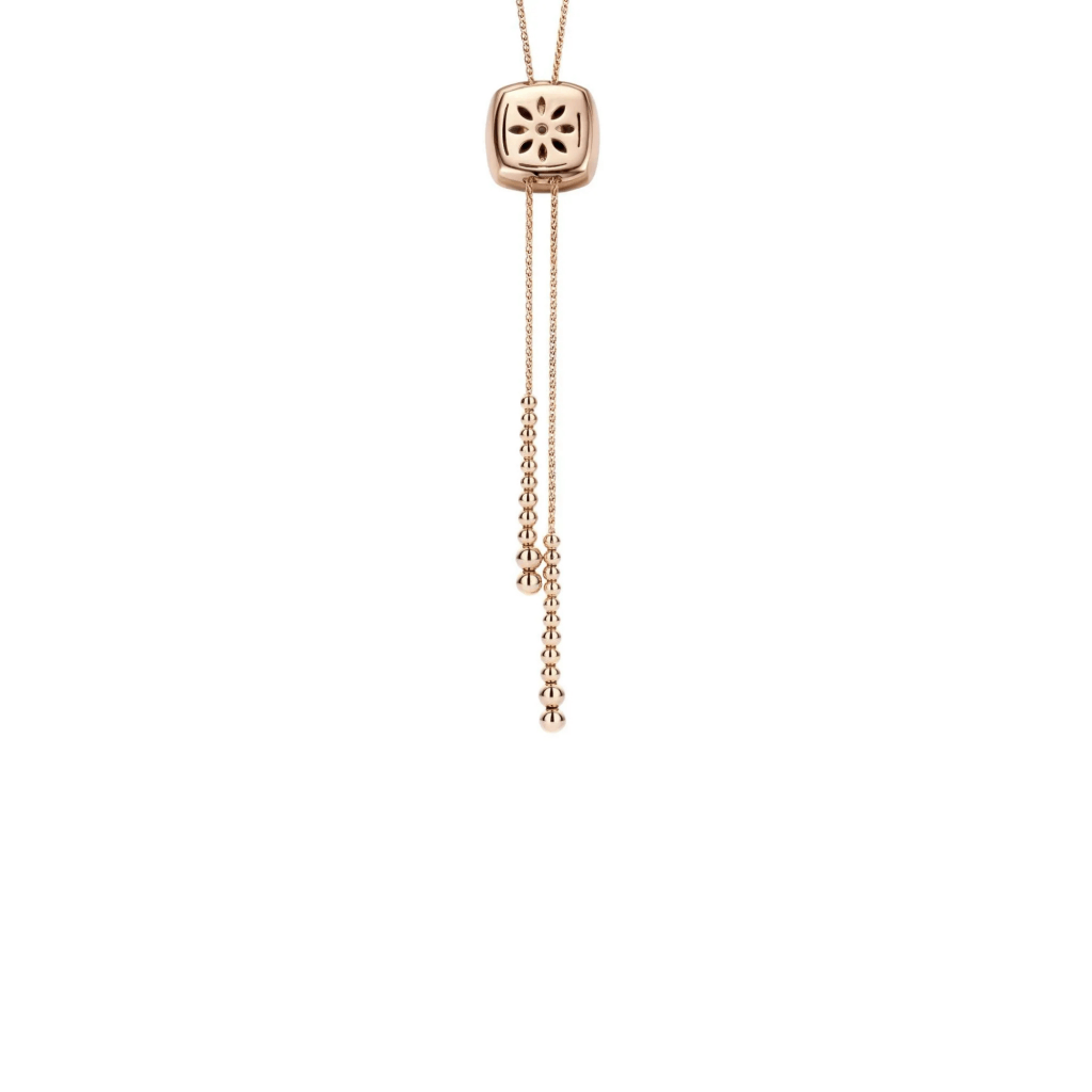 Tirisi Jewelry Milano Due collier roodgoud met diamant - TN2095EMP - #3 Tirisi Jewelry Milano Due collier roodgoud met diamant - TN2095EMP - #3