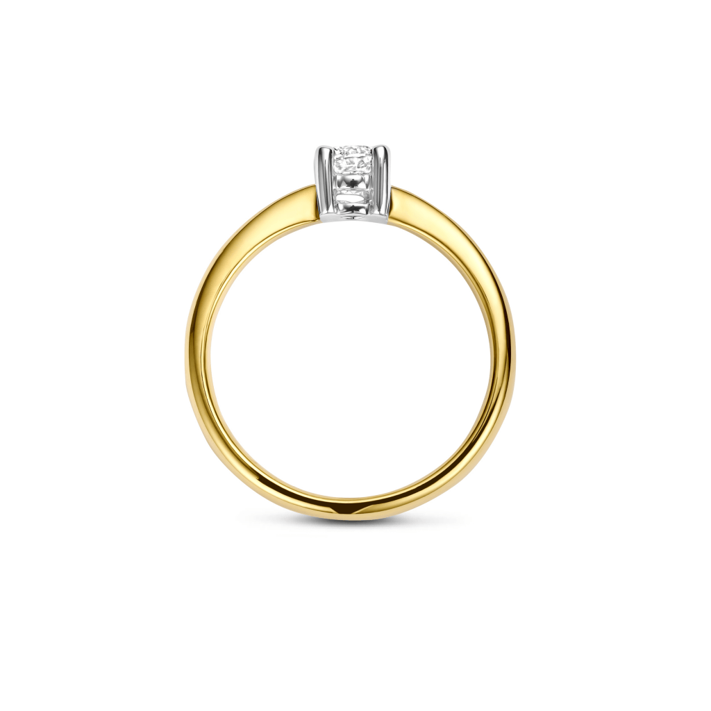 Schaap en Citroen Diamonds ring geelgoud met diamant - #3