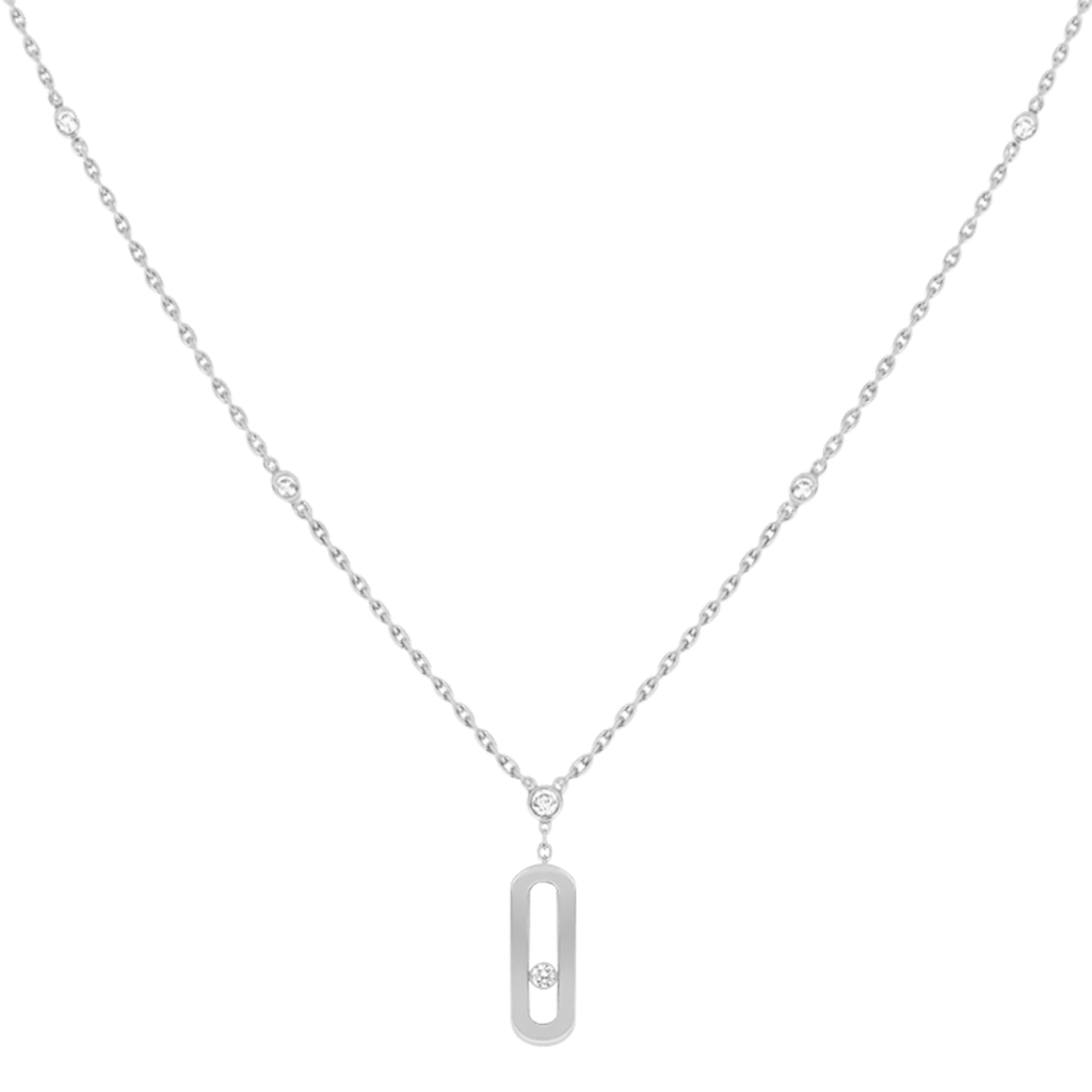 Messika Move Uno collier witgoud met diamant - 10111-WG - #3 Messika Move Uno collier witgoud met diamant - 10111-WG - #3