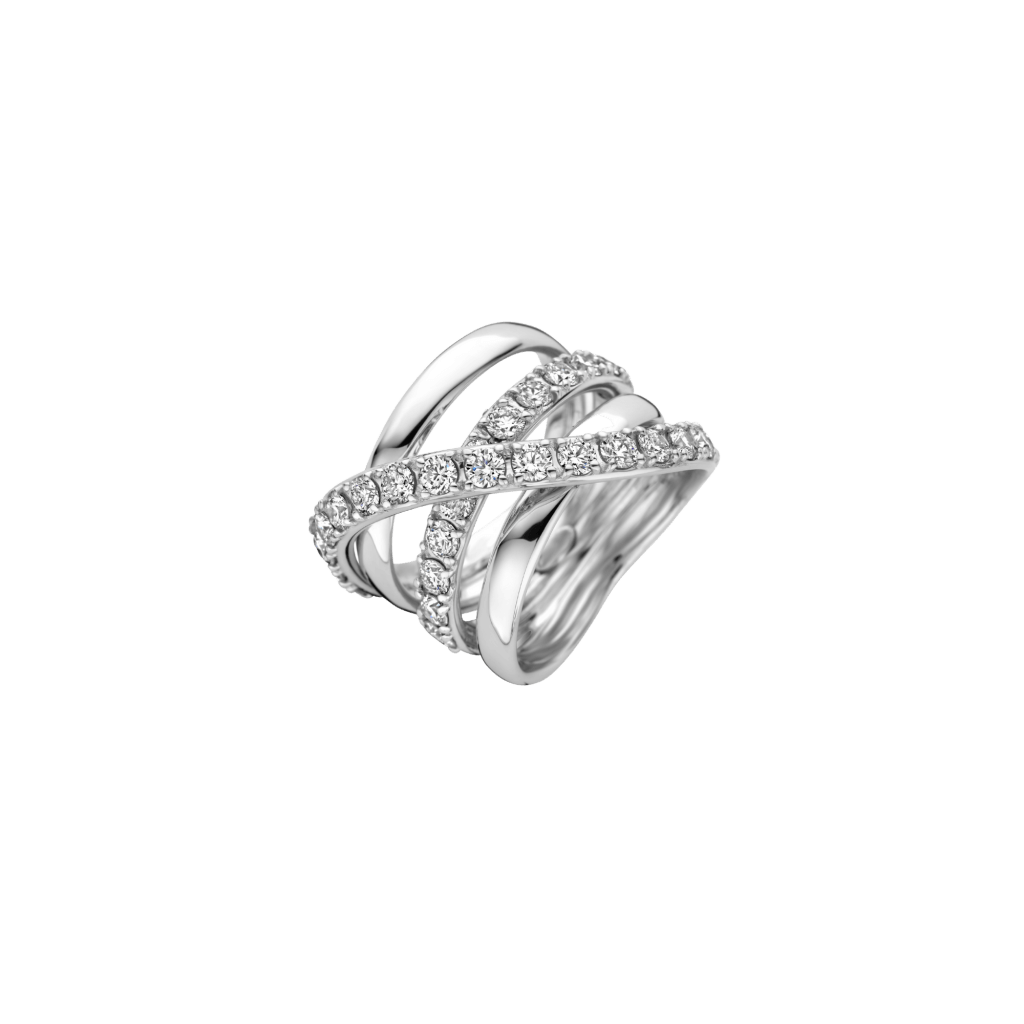 Schaap en Citroen Diamonds ring witgoud met diamant - #1