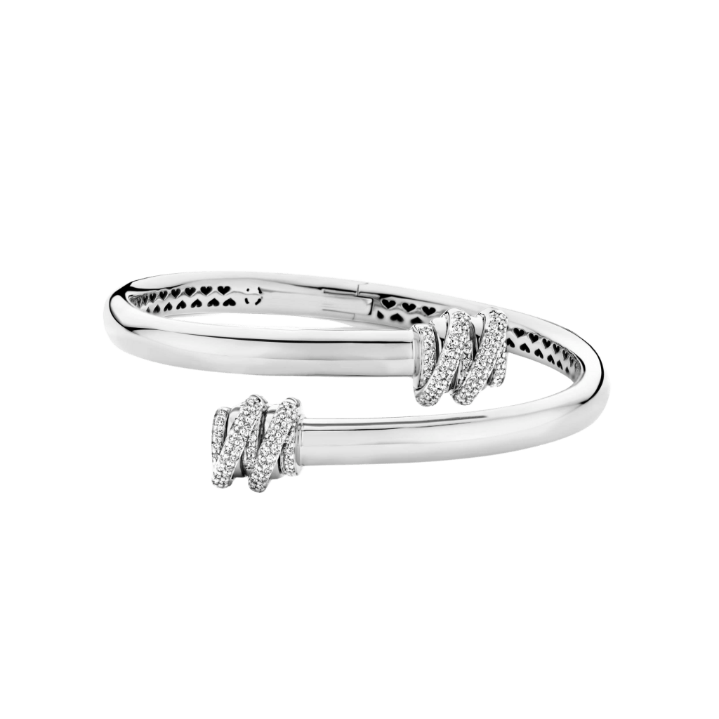 Tirisi Jewelry Amsterdam Swirl armband witgoud met diamant - TB2202DW - #3 Tirisi Jewelry Amsterdam Swirl armband witgoud met diamant - TB2202DW - #3