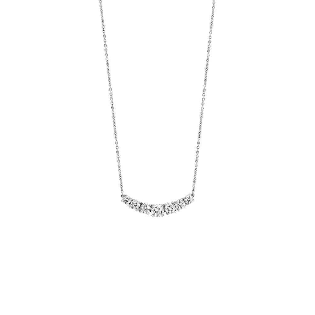 Schaap en Citroen Diamonds collier witgoud met diamant - #1