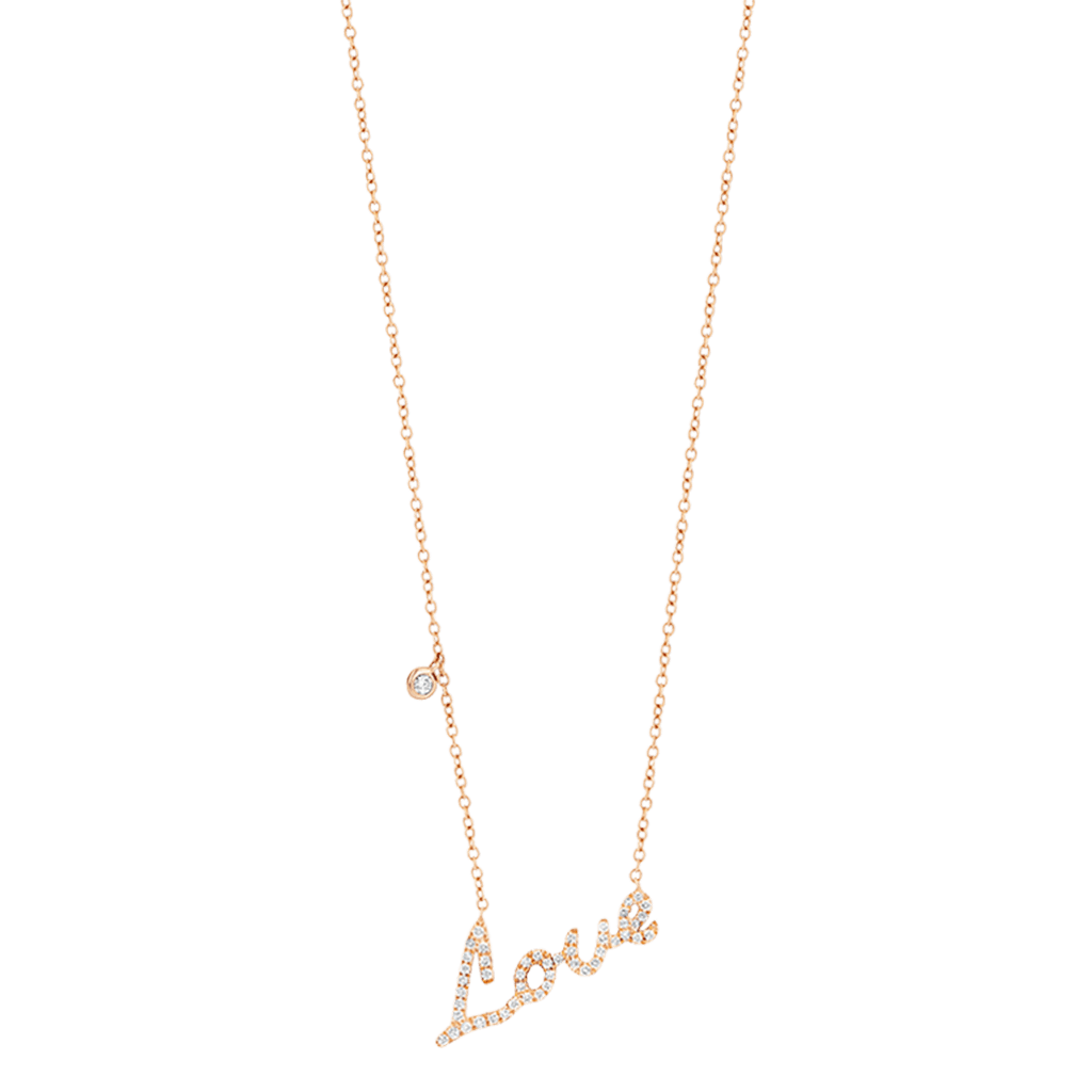 Schaap en Citroen Diamonds Love collier roodgoud met diamant - #3 Schaap en Citroen Diamonds Love collier roodgoud met diamant - #3