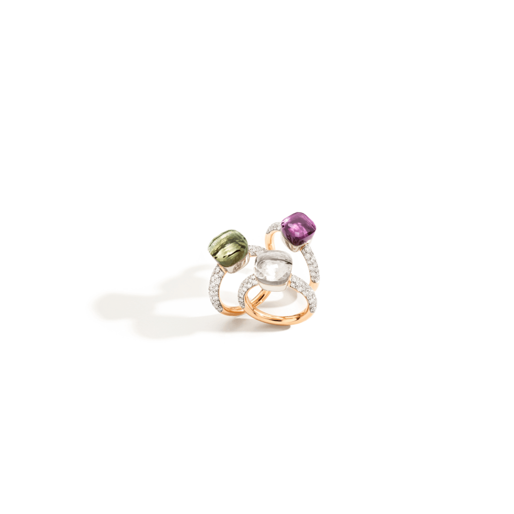Pomellato Nudo Petit ring roodgoud met diamant - PAB7040 O6WHR DB0PA - #5 Pomellato Nudo Petit ring roodgoud met diamant - PAB7040 O6WHR DB0PA - #5