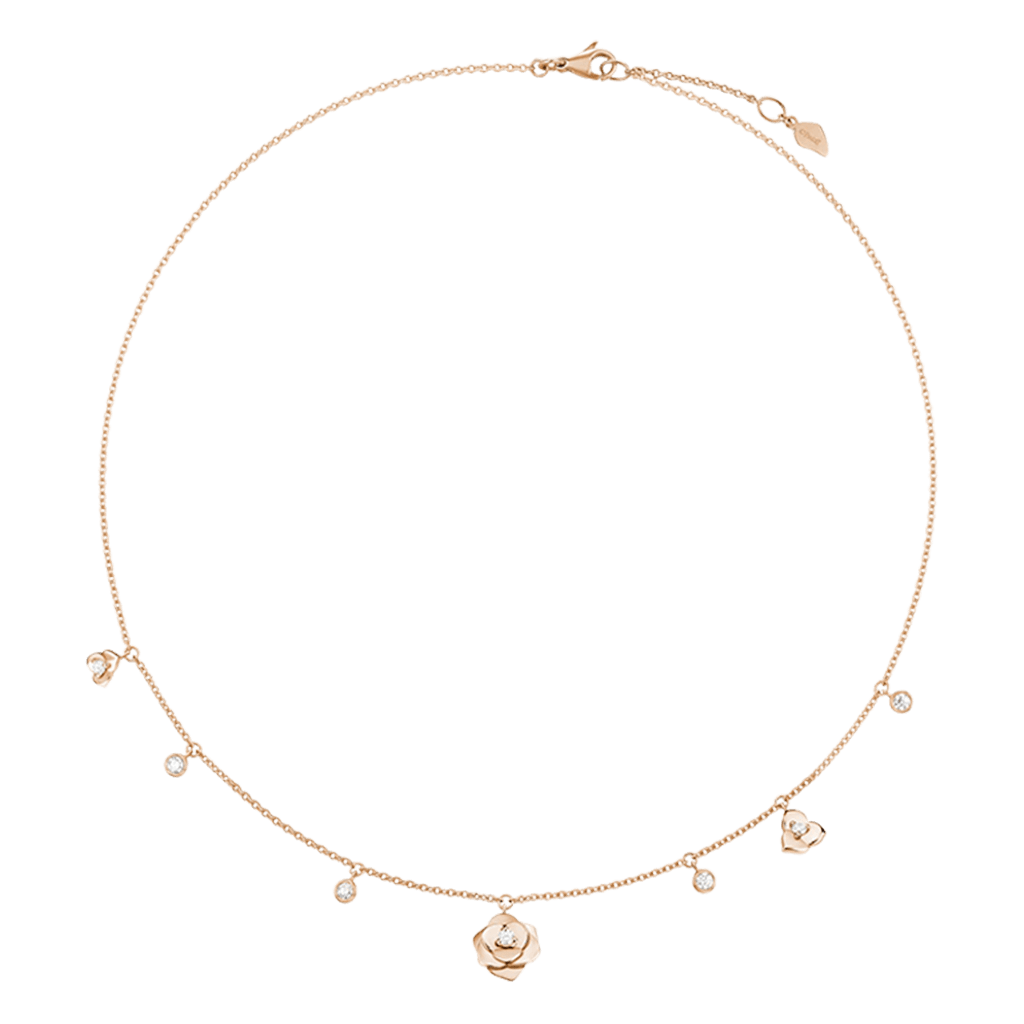 Piaget Rose collier roodgoud met diamant - G37UB600 - #2 Piaget Rose collier roodgoud met diamant - G37UB600 - #2