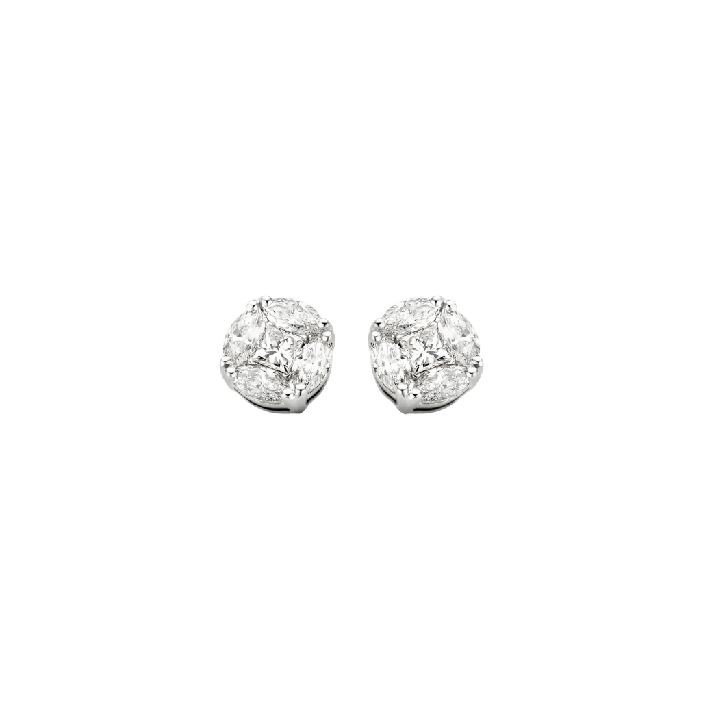 Schaap en Citroen Diamonds oorsieraad witgoud met diamant - #1 Schaap en Citroen Diamonds oorsieraad witgoud met diamant - #1