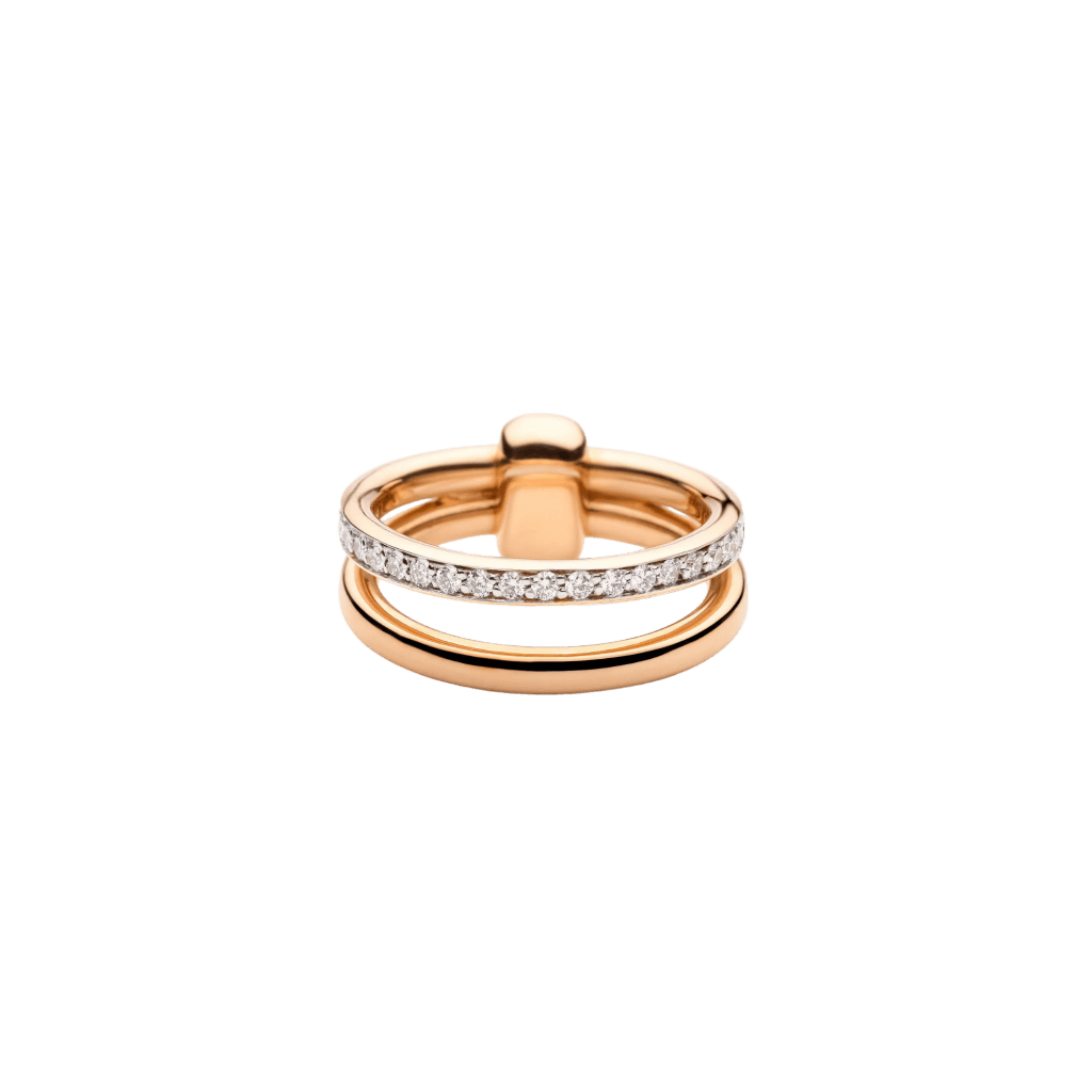 Pomellato Pomellato Together ring roodgoud met diamant - PAC0100 O7WHR DB000 - #4 Pomellato Pomellato Together ring roodgoud met diamant - PAC0100 O7WHR DB000 - #4