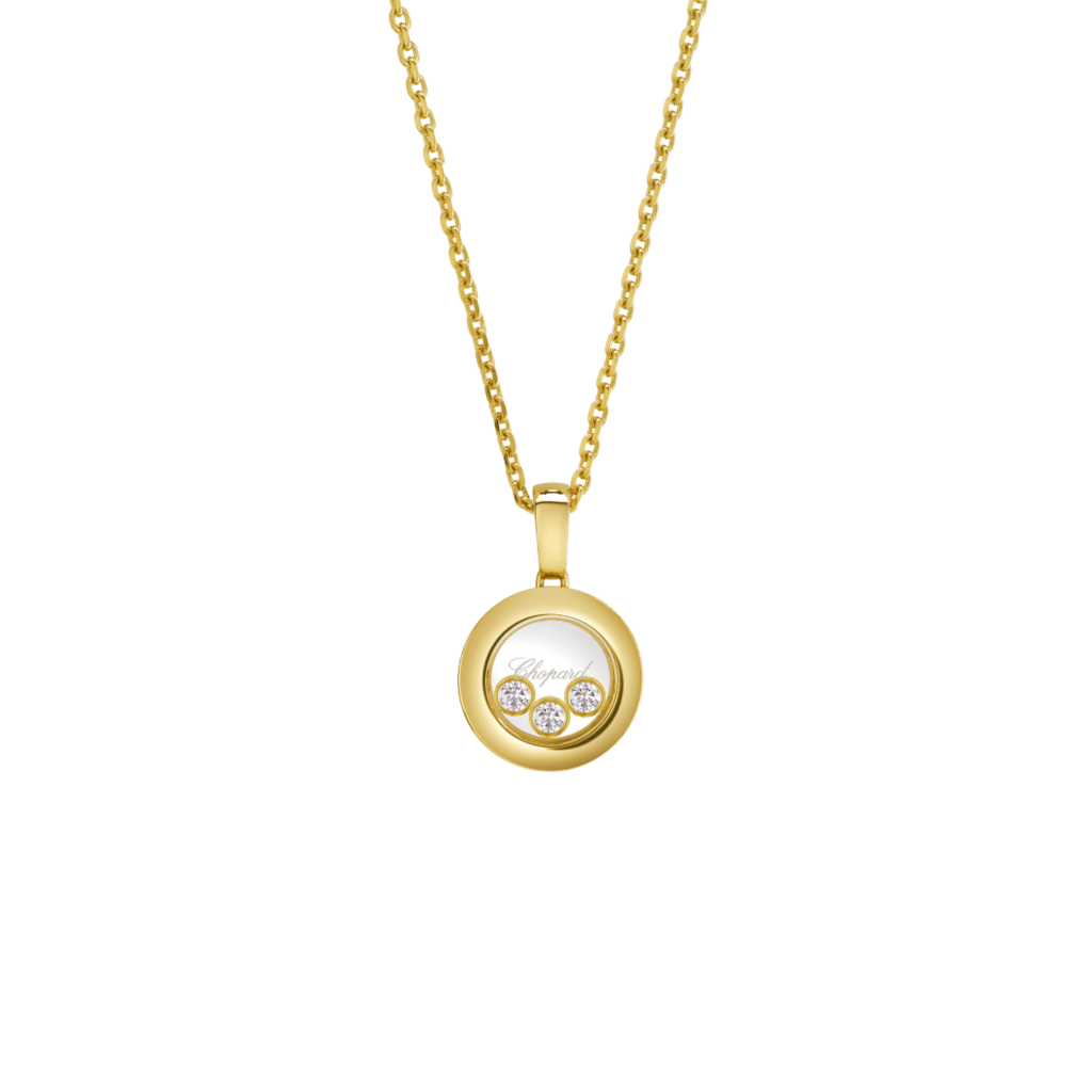 Chopard Happy Diamonds Icons Round collier geelgoud met diamant - 79A018-0001 - #1 Chopard Happy Diamonds Icons Round collier geelgoud met diamant - 79A018-0001 - #1