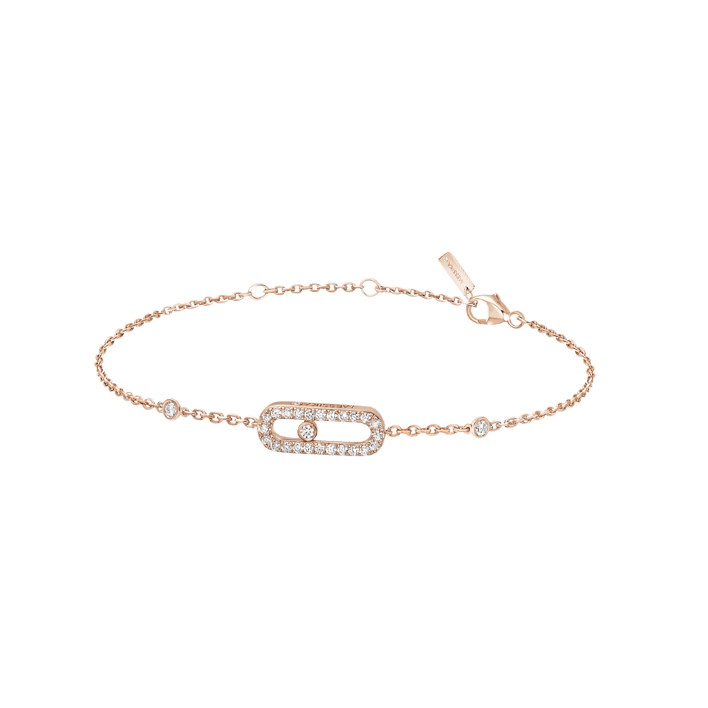 Messika Move Uno armband roodgoud met diamant - 4706-PG - #1 Messika Move Uno armband roodgoud met diamant - 4706-PG - #1