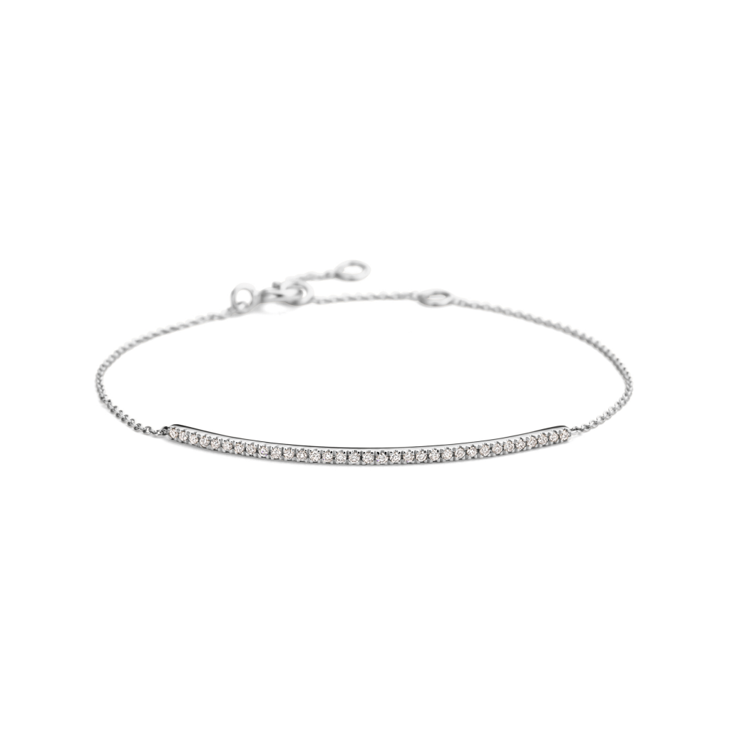 Schaap en Citroen Diamonds armband witgoud met diamant - #4