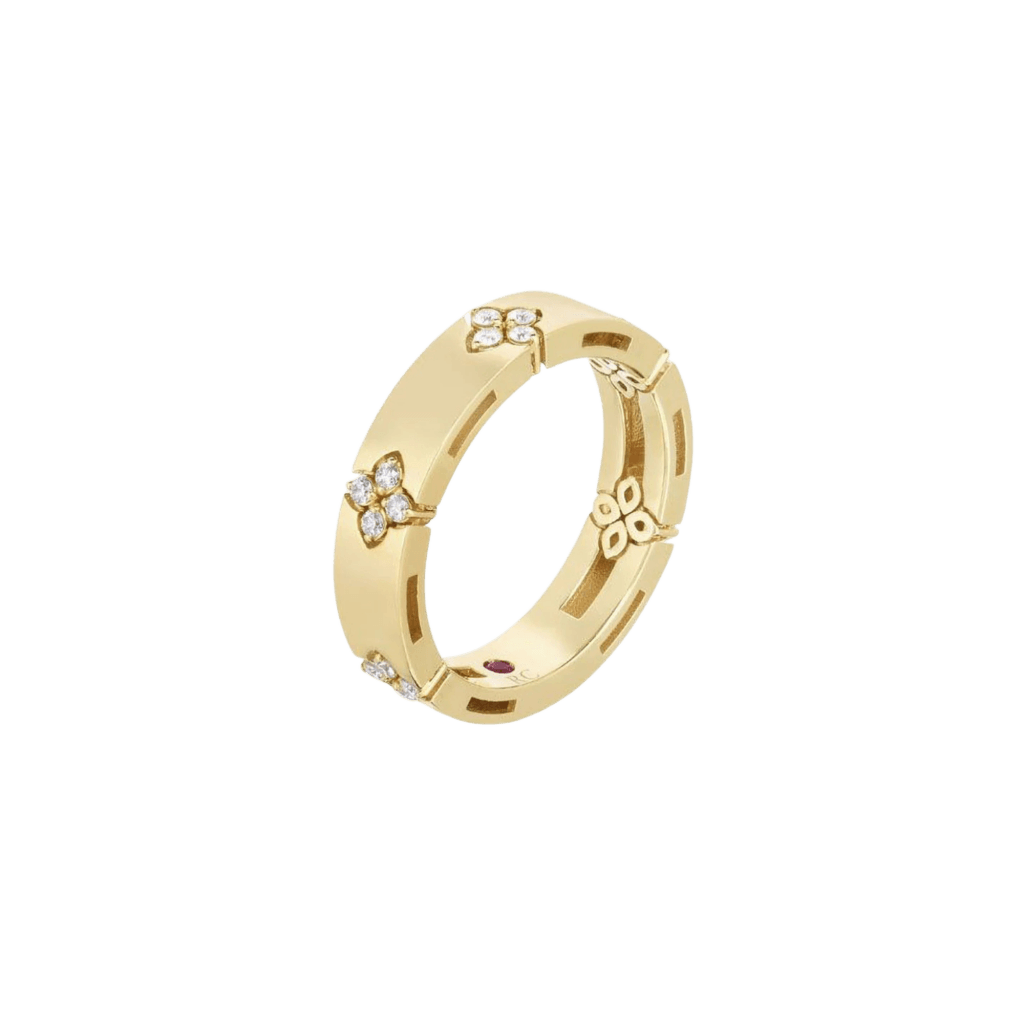 Roberto Coin Love In Verona ring geelgoud met diamant - ADR888RI2013 - #1 Roberto Coin Love In Verona ring geelgoud met diamant - ADR888RI2013 - #1
