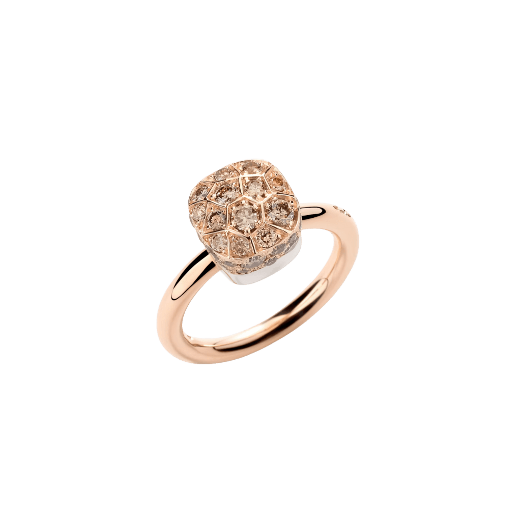 Pomellato Nudo Solitaire ring roodgoud met diamant - PAC2501 O6000 DBR00 - #1 Pomellato Nudo Solitaire ring roodgoud met diamant - PAC2501 O6000 DBR00 - #1