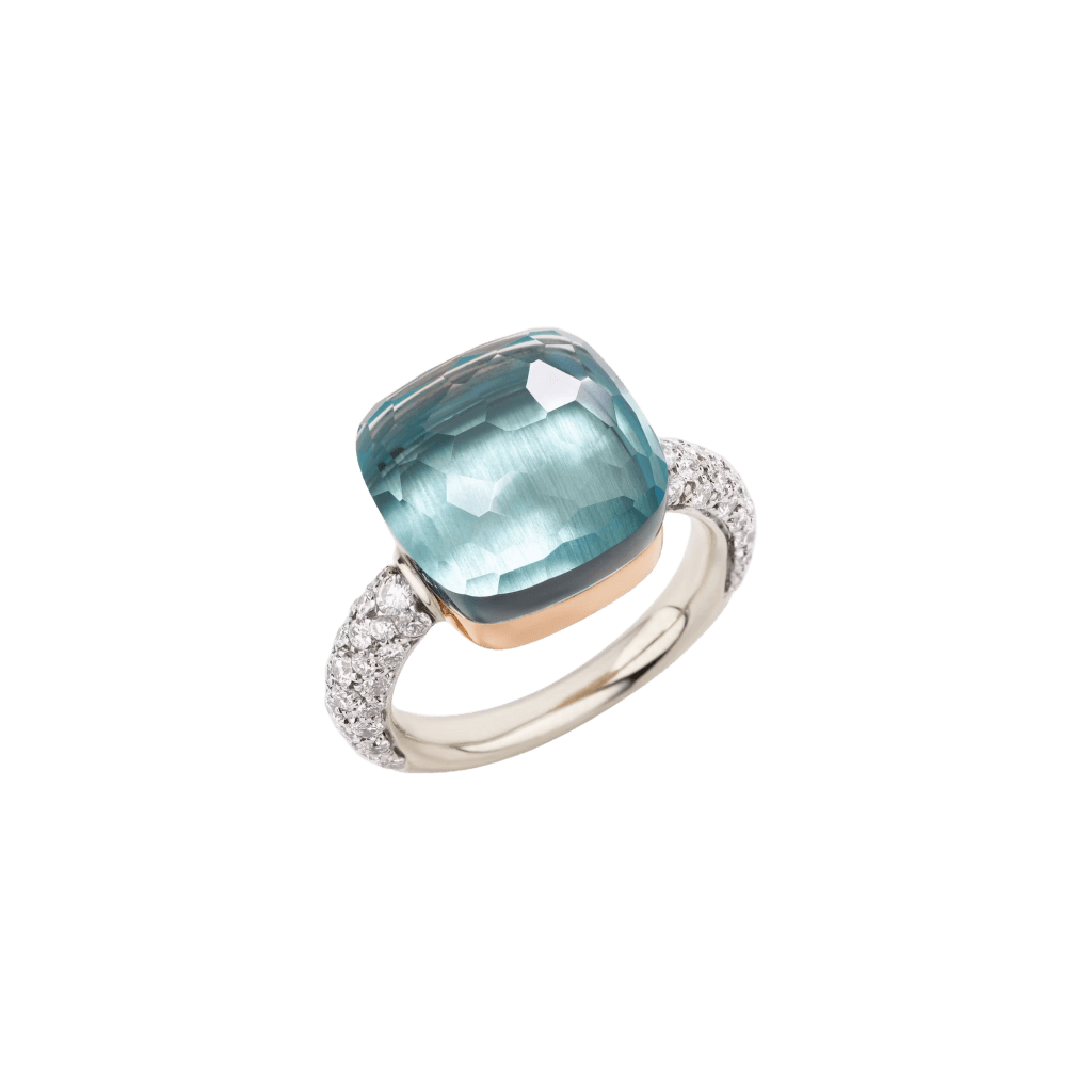 Pomellato Nudo Diamonds ring roodgoud met diamant - PAB4010 O6000 DB0OY - #1 Pomellato Nudo Diamonds ring roodgoud met diamant - PAB4010 O6000 DB0OY - #1