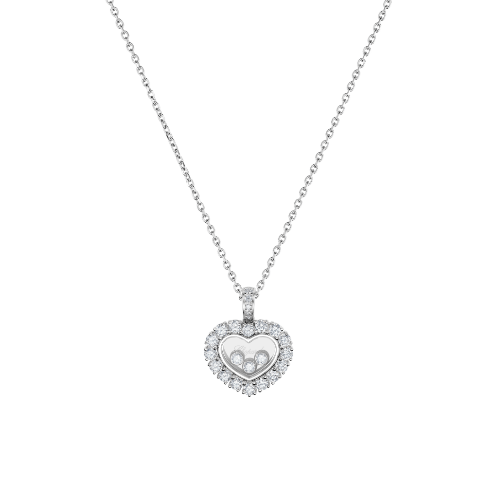 Chopard Happy Diamonds collier witgoud met diamant - 79A615-1001 - #1