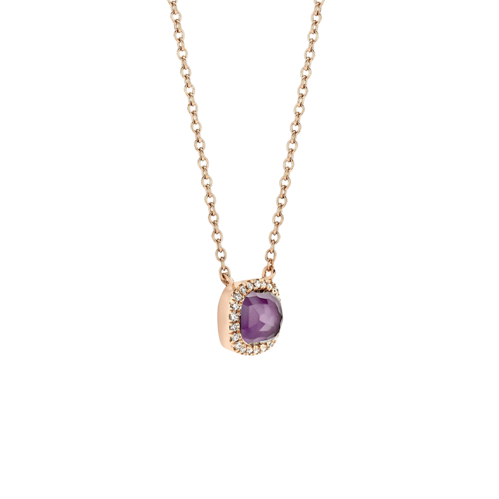 Tirisi Jewelry Milano Sweeties collier roodgoud met diamant - TP9152AMHP - #2 Tirisi Jewelry Milano Sweeties collier roodgoud met diamant - TP9152AMHP - #2