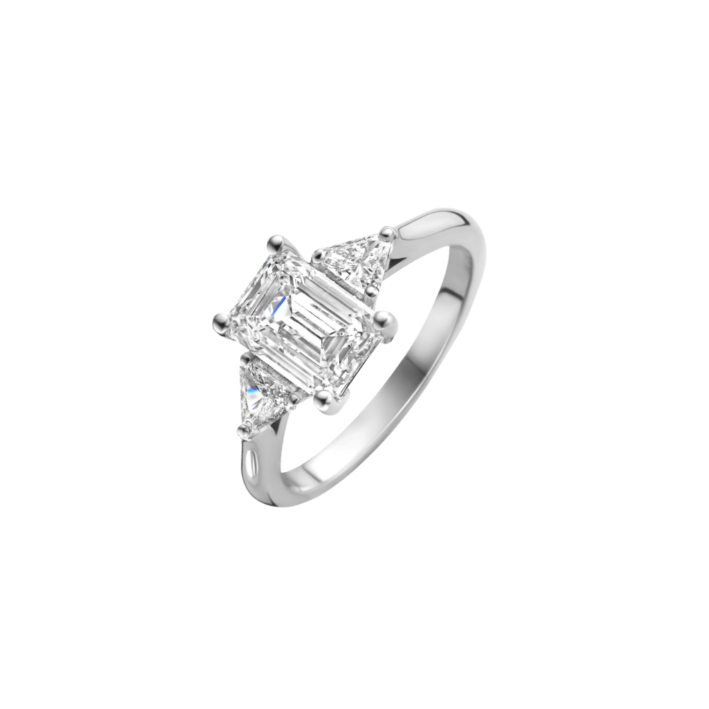 Schaap en Citroen Diamonds ring witgoud met diamant - #1 Schaap en Citroen Diamonds ring witgoud met diamant - #1