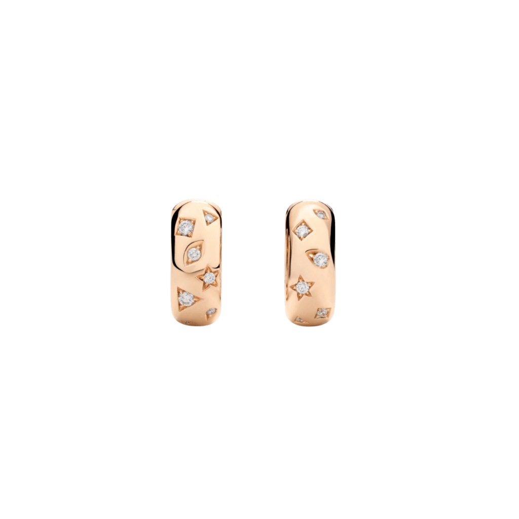 Pomellato Iconica oorsieraad roodgoud met diamant - POC2061 O7000 DB000 - #2 Pomellato Iconica oorsieraad roodgoud met diamant - POC2061 O7000 DB000 - #2