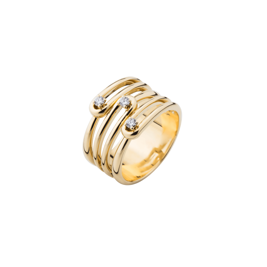 Schaap en Citroen Diamonds ring geelgoud met diamant - #1 Schaap en Citroen Diamonds ring geelgoud met diamant - #1