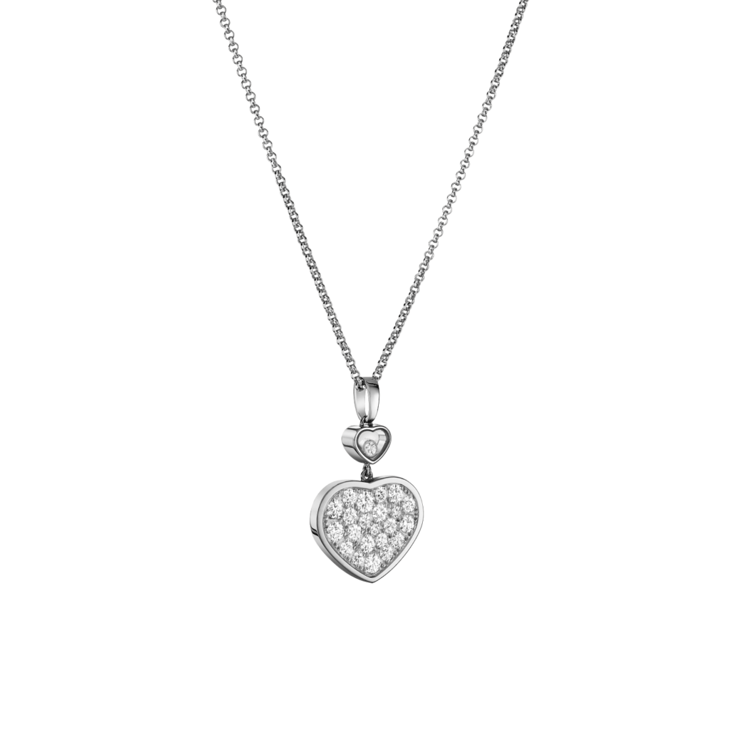 Chopard Happy Diamonds Happy Hearts collier witgoud met diamant - 797482-1009 - #4 Chopard Happy Diamonds Happy Hearts collier witgoud met diamant - 797482-1009 - #4
