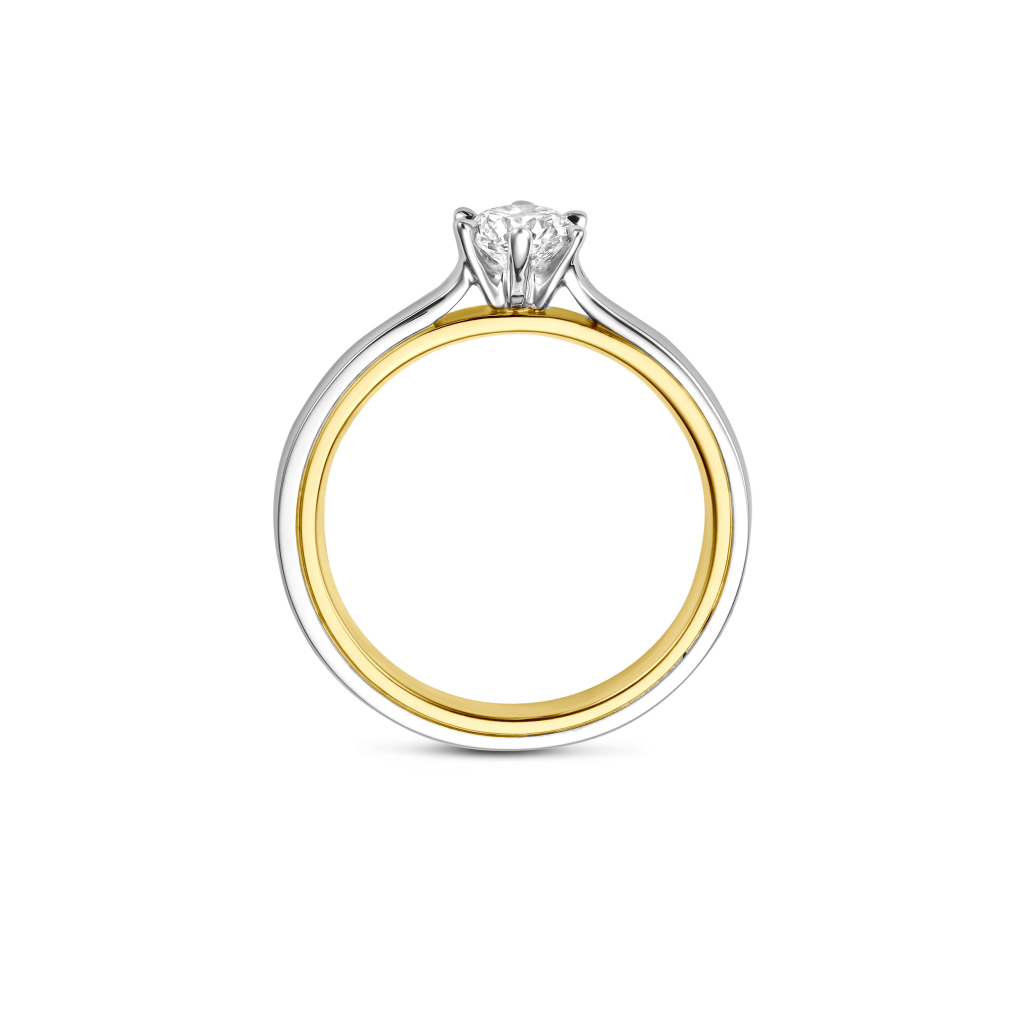 Schaap en Citroen Diamonds ring geelgoud met diamant - #3 Schaap en Citroen Diamonds ring geelgoud met diamant - #3
