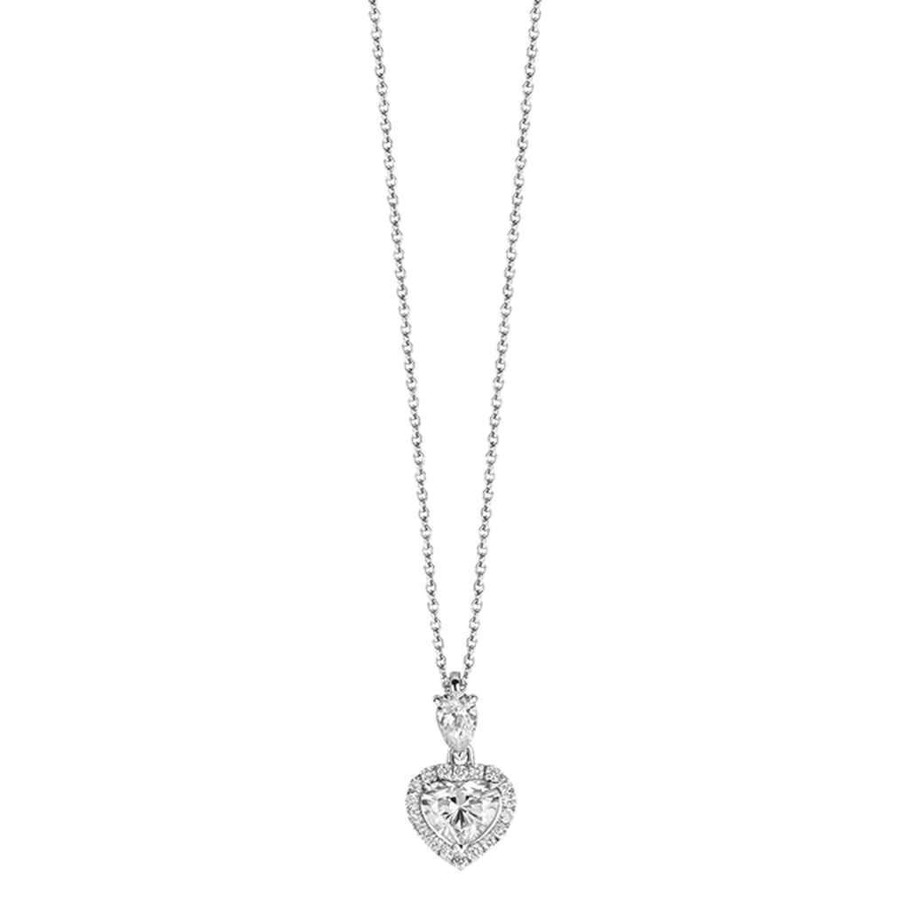 Schaap en Citroen Diamonds collier witgoud met diamant - #2 Schaap en Citroen Diamonds collier witgoud met diamant - #2