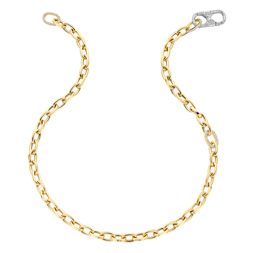 Schaap en Citroen Diamonds collier geelgoud - #1