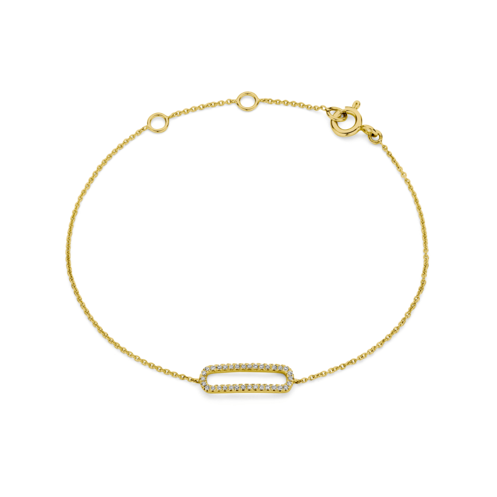Schaap en Citroen Diamonds armband geelgoud met diamant - #1 Schaap en Citroen Diamonds armband geelgoud met diamant - #1