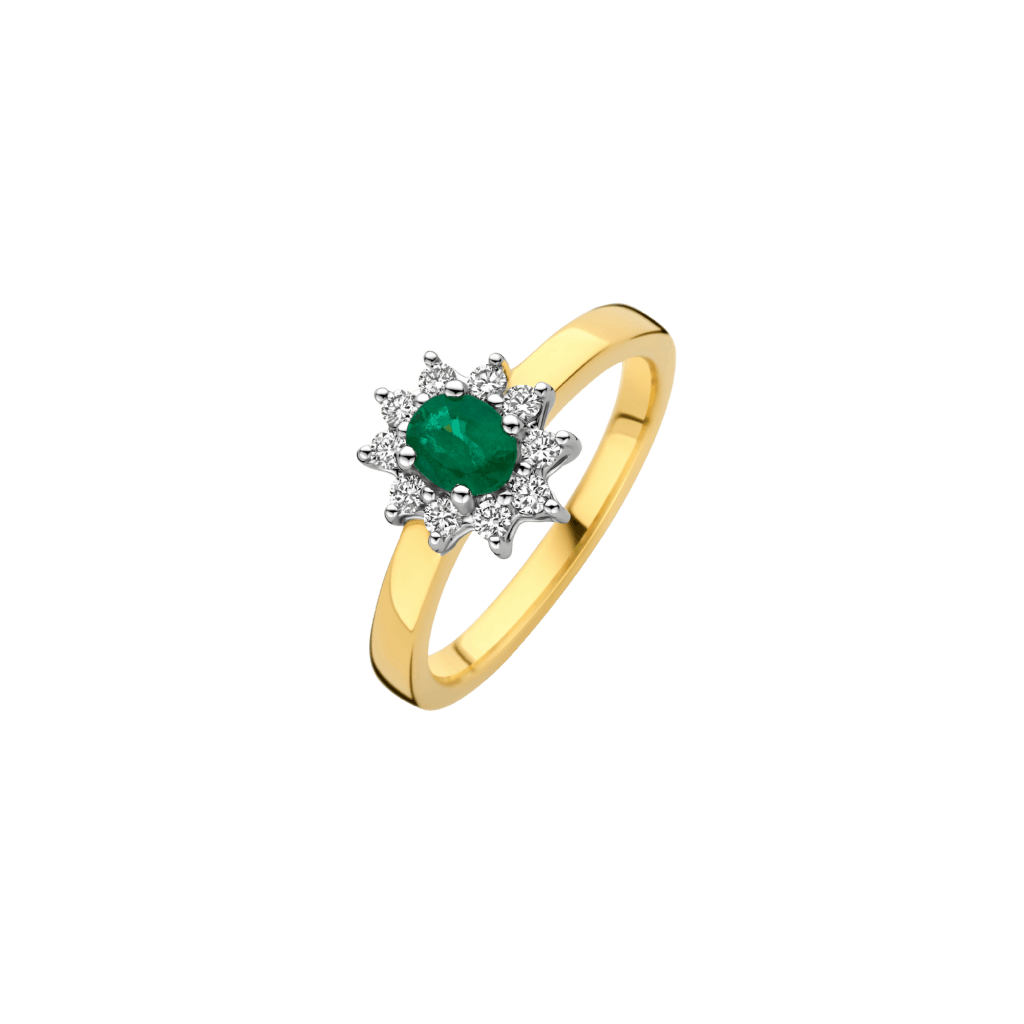 Schaap en Citroen Colours ring geelgoud met diamant - #1 Schaap en Citroen Colours ring geelgoud met diamant - #1