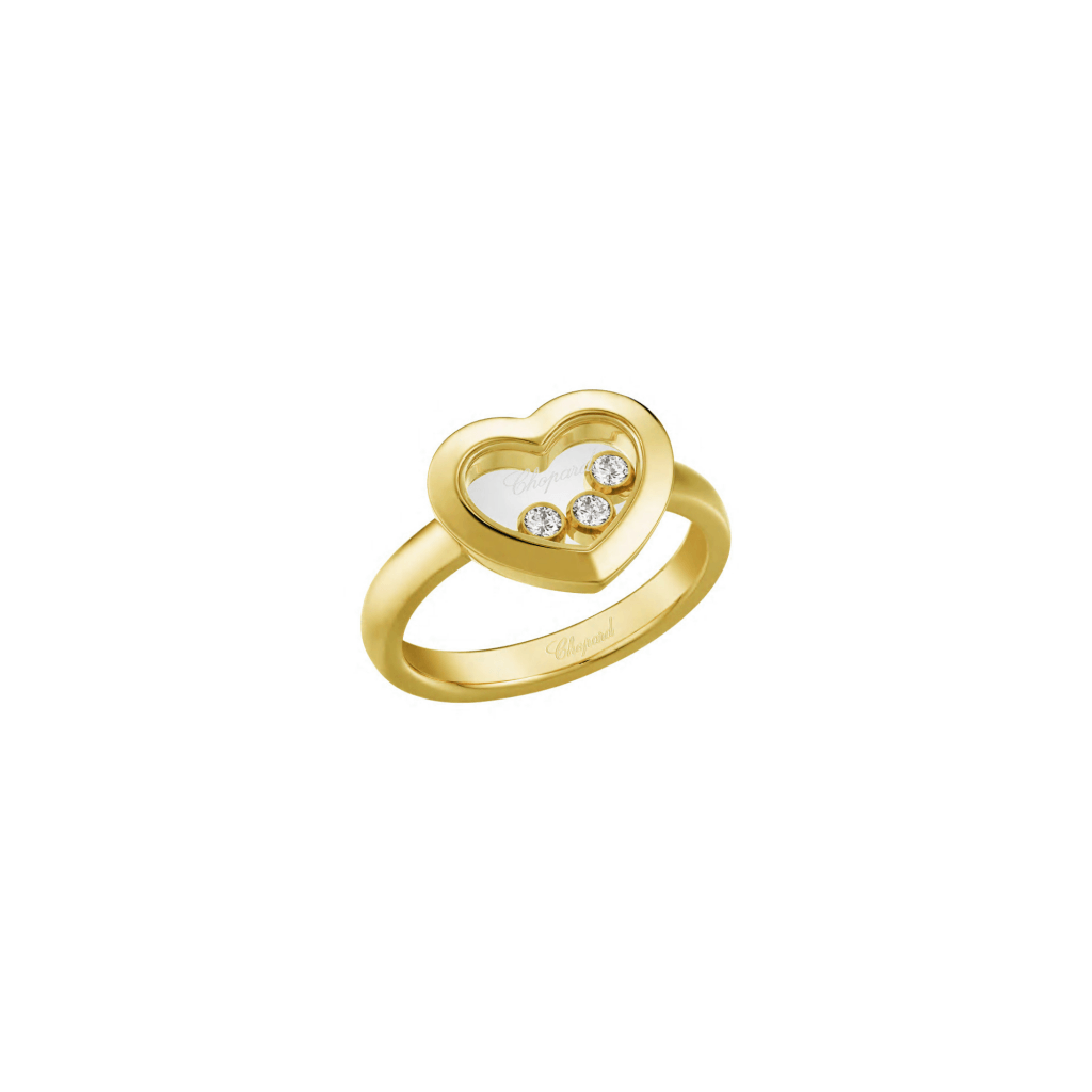 Chopard Happy Diamonds Icons Heart ring geelgoud met diamant - 82A611-0111 - #1 Chopard Happy Diamonds Icons Heart ring geelgoud met diamant - 82A611-0111 - #1