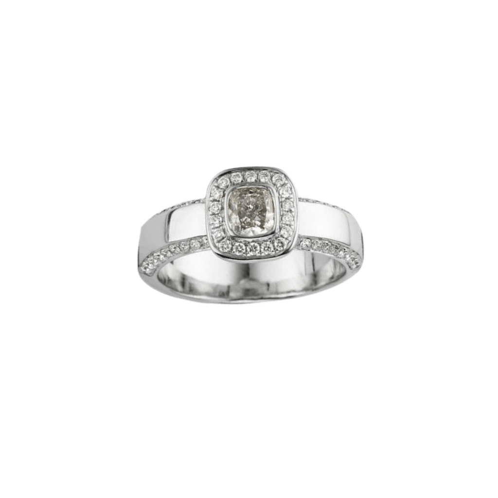 Schaap en Citroen Diamonds ring witgoud met diamant - #2 Schaap en Citroen Diamonds ring witgoud met diamant - #2