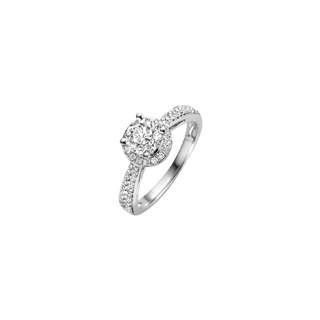 Schaap en Citroen Diamonds ring witgoud met diamant - #3 Schaap en Citroen Diamonds ring witgoud met diamant - #3