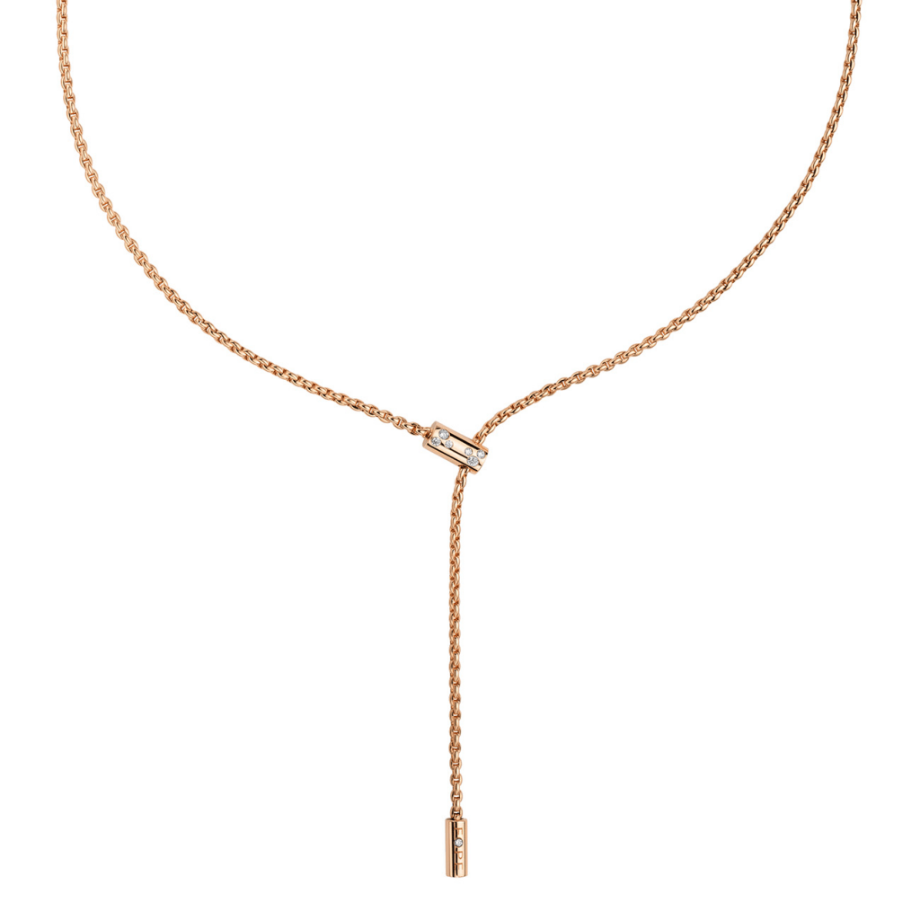 FOPE Aria collier roodgoud met diamant - 89003FX_BB_R_RRX_041 - #1 FOPE Aria collier roodgoud met diamant - 89003FX_BB_R_RRX_041 - #1