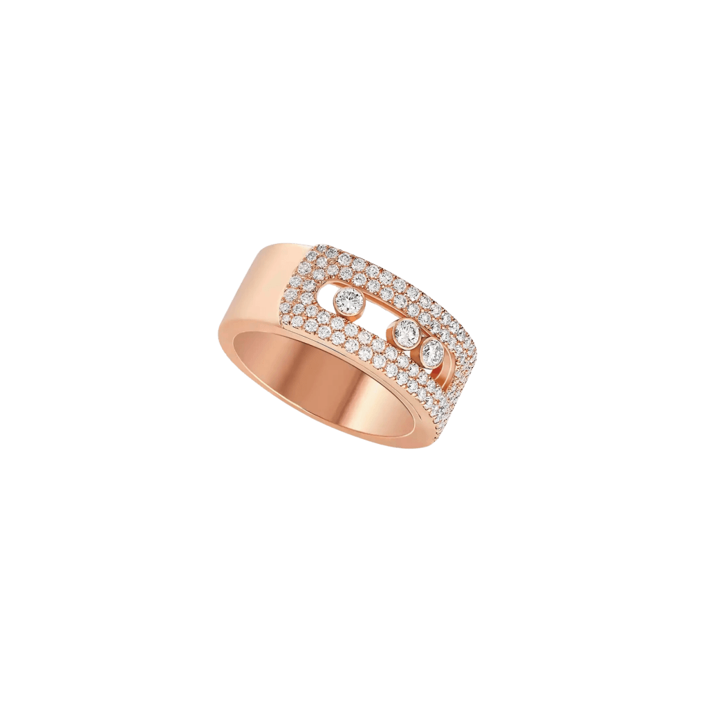 Messika Move Noa ring roodgoud met diamant - 10102-PG - #1